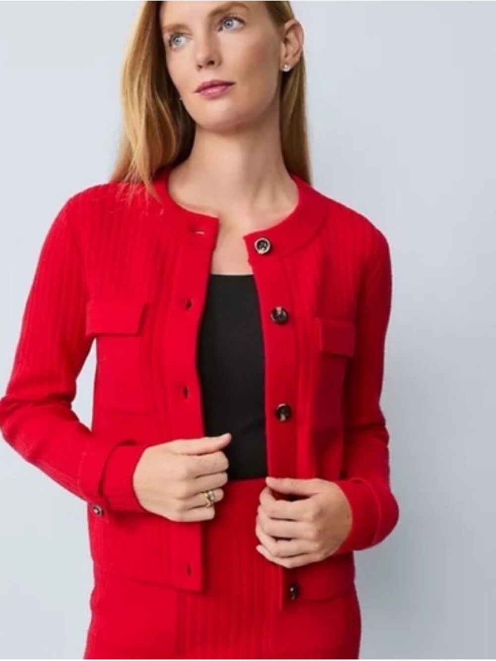 Ann Taylor Ribbed Sweater - Picture 2 of 7
